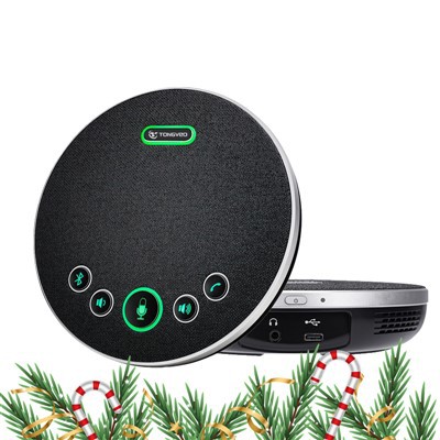 Portable USB Wireless Bluetooth Conference meeting Microphone and BT Speaker